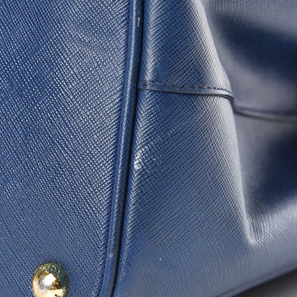 Prada Saffiano Lux Large Tote Bluette 10 of 25