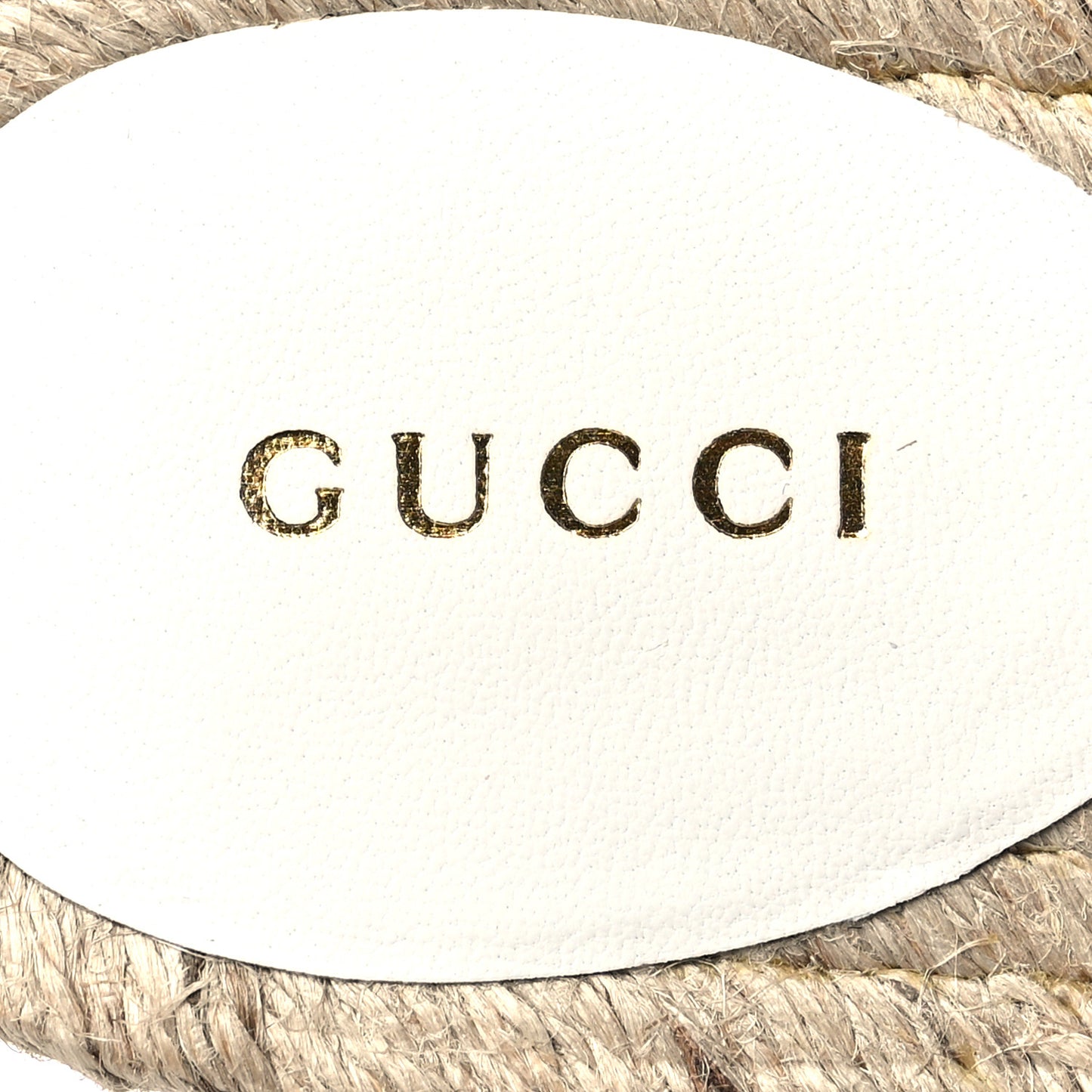 Nappa Matelasse GG Marmont Espadrille Slippers 37.5 Great White