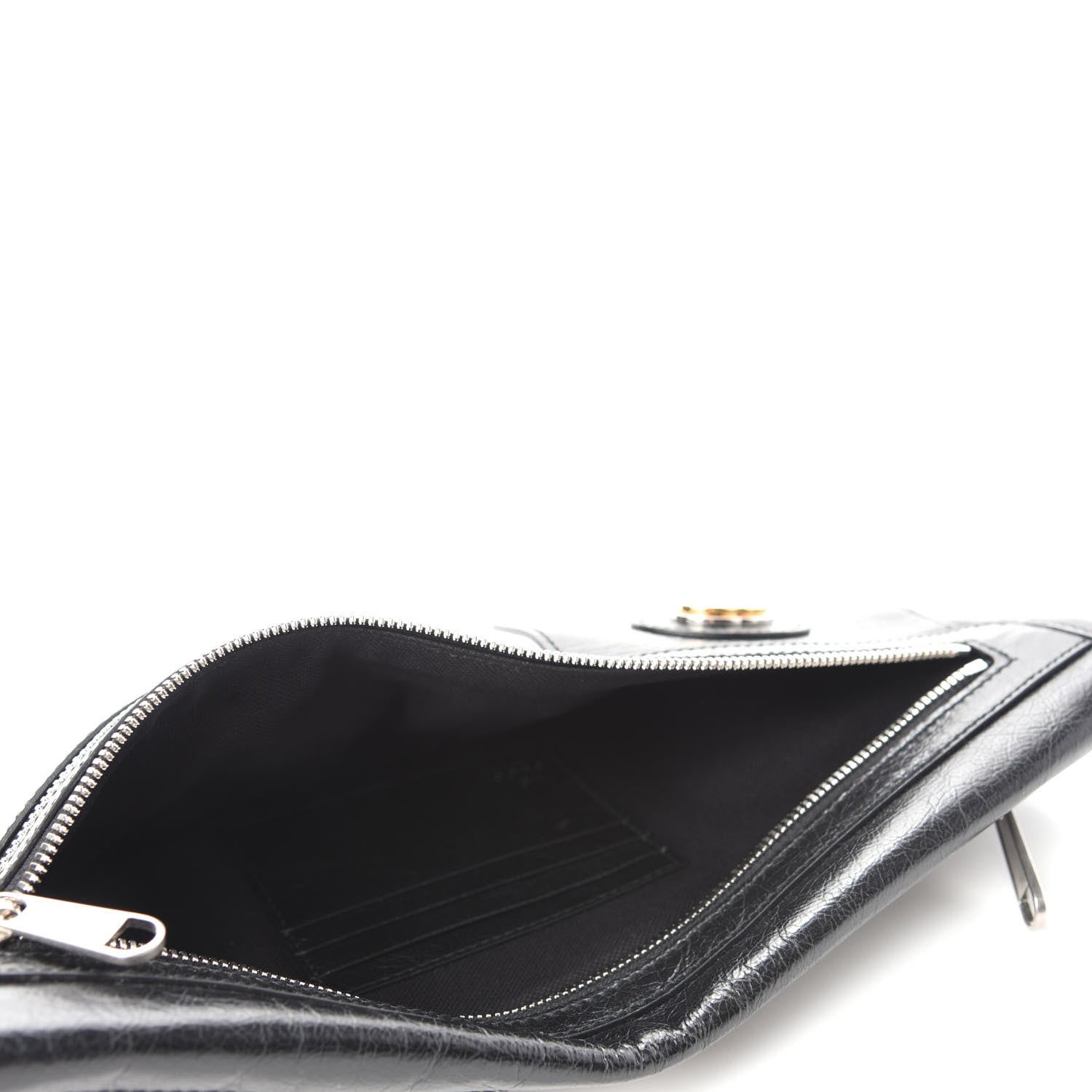 Gucci Fluffy Calfskin Morpheus Messenger Bag Black 6 of 12