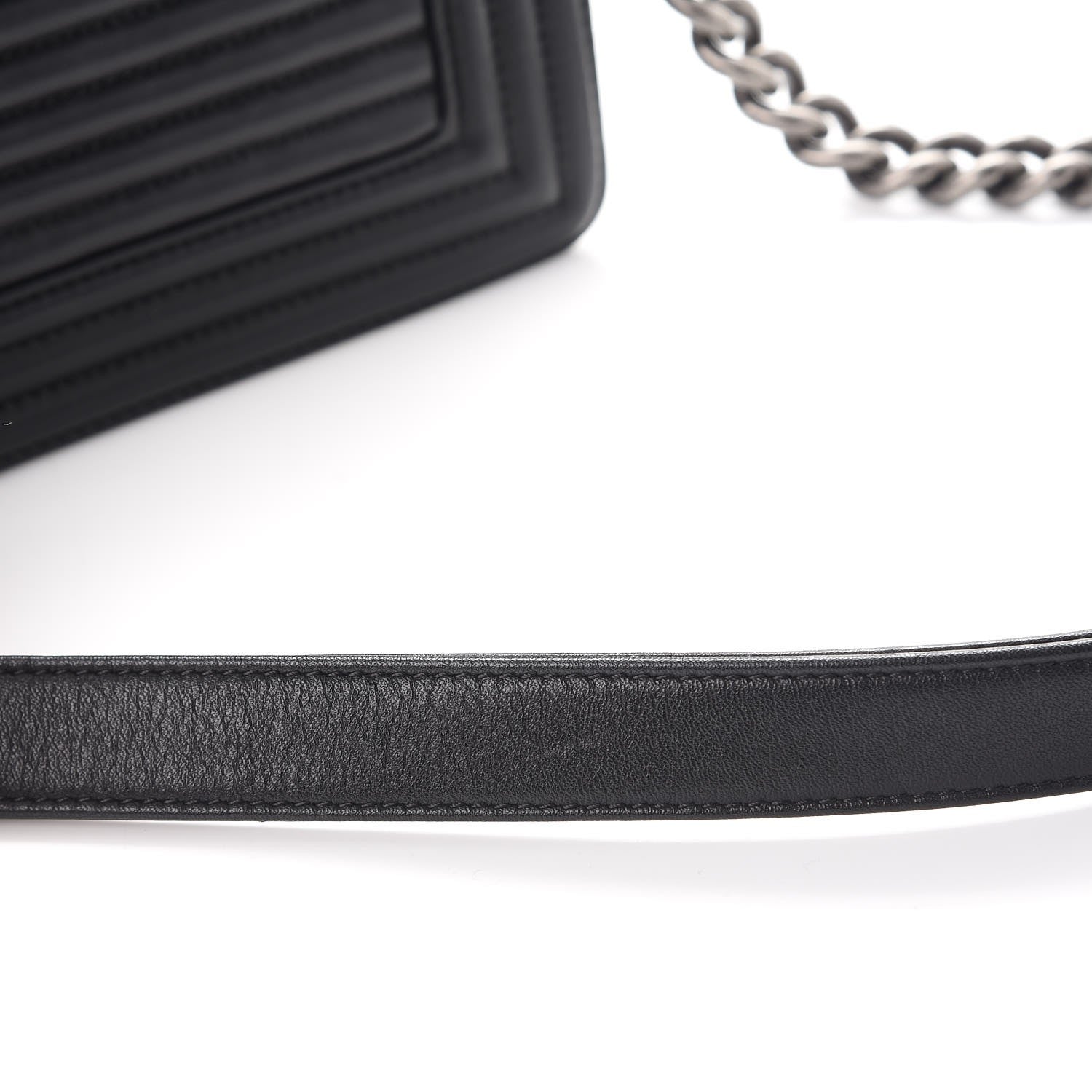 Chanel Calfskin Horizontal Quilted Small Boy Flap Black 10 of 10
