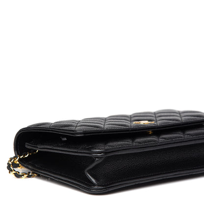 Chanel Caviar Quilted Miss Coco Wallet On Chain WOC Black 8 of 9