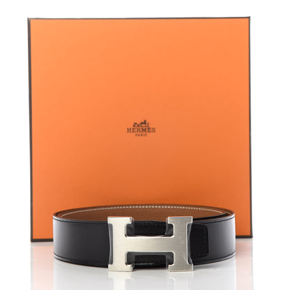 Hermes Box Togo 32mm H Belt 75 Black Gold 5 of 5