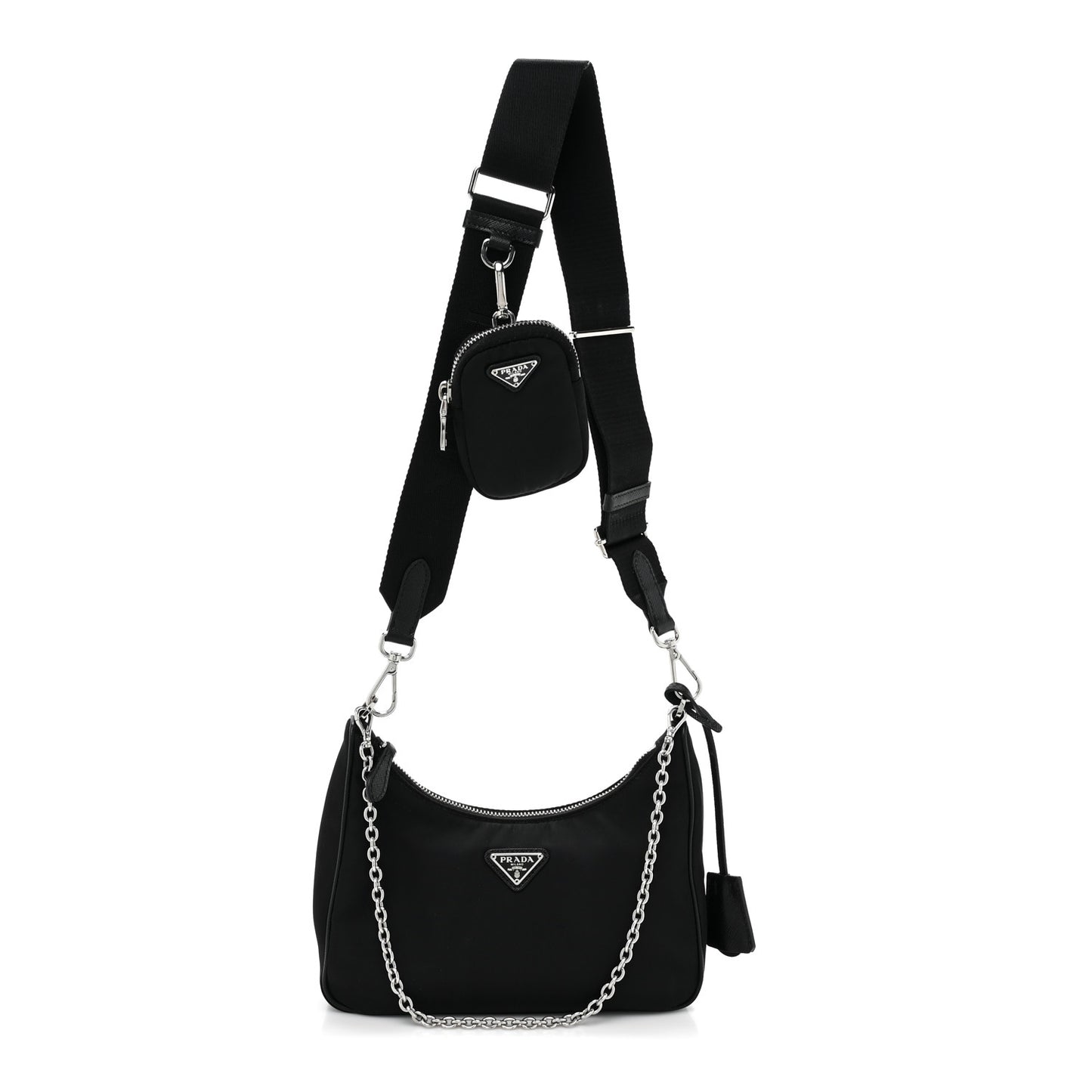 Nylon Re-Edition 2005 Shoulder Bag Black