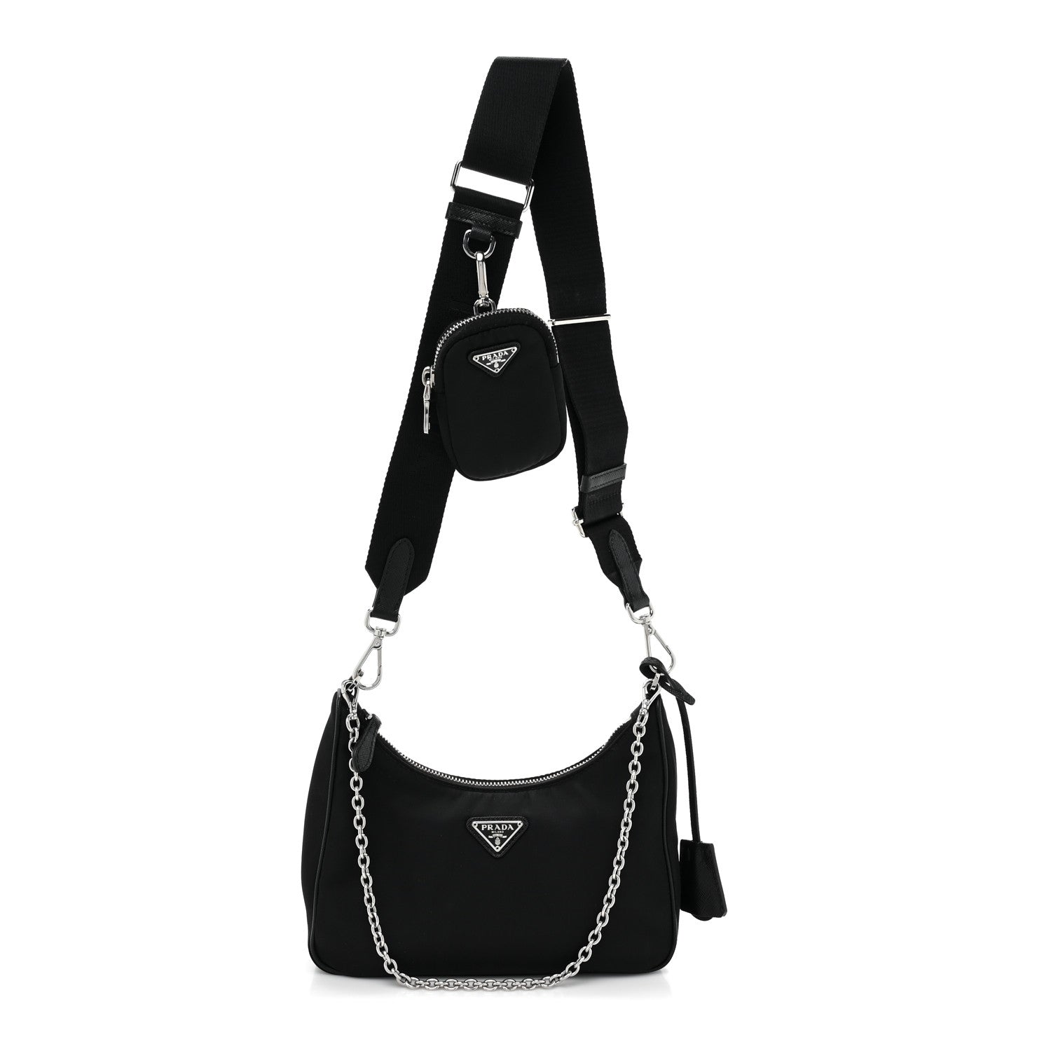 Prada Nylon Re-Edition 2005 Shoulder Bag Black 1 of 8
