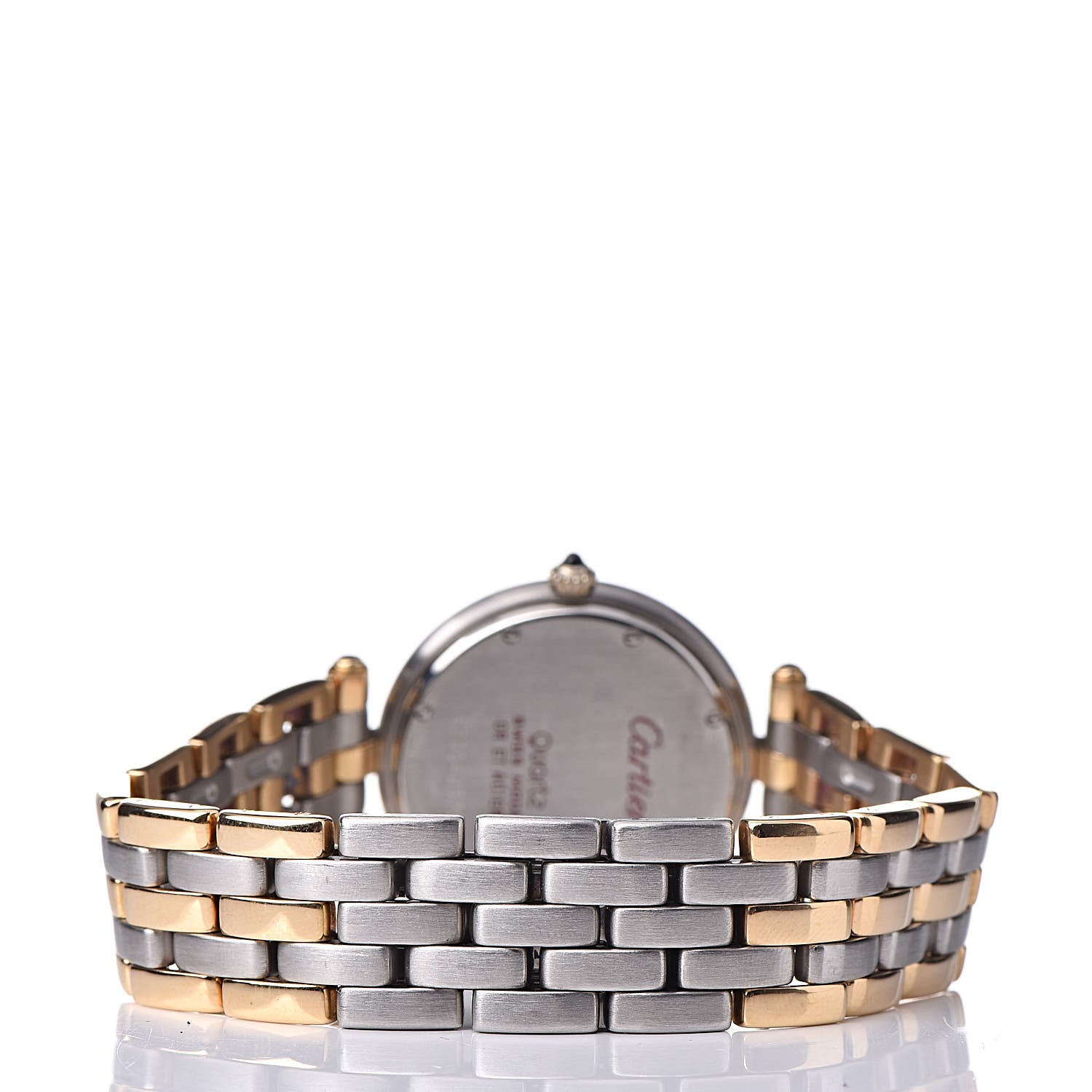 Cartier Stainless Steel 18K Yellow Gold 29mm Panthere Vendome Quartz Watch 4 of 7