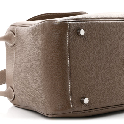 Hermes Taurillon Clemence Lindy 30 Etoupe 8 of 11