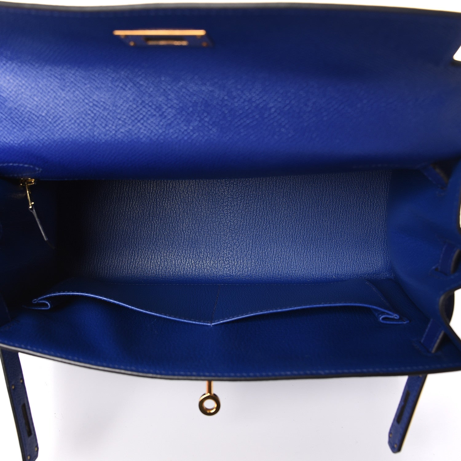 Hermes Epsom Kelly Sellier 28 Bleu Electrique 7 of 37