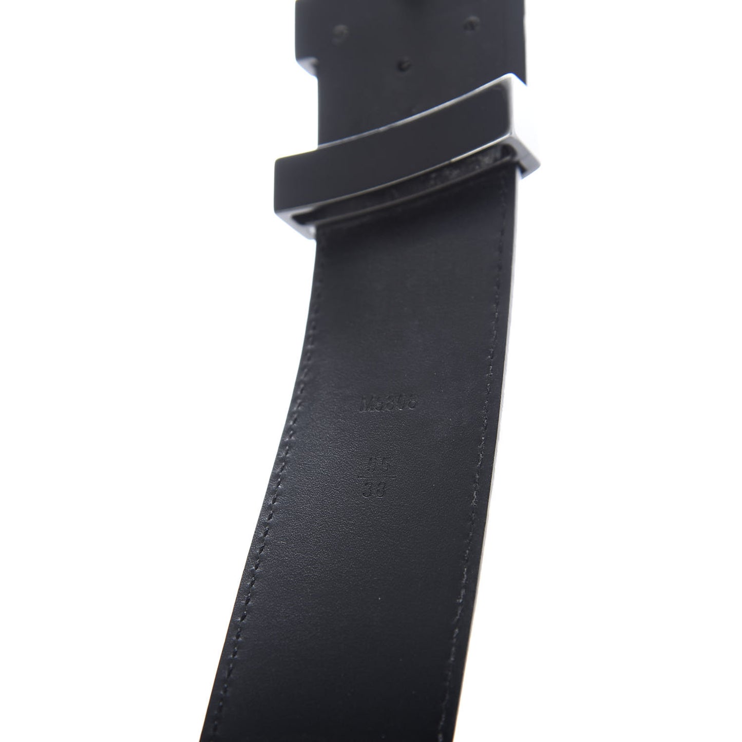 Damier Graphite 40mm LV Initiales Belt 95 38