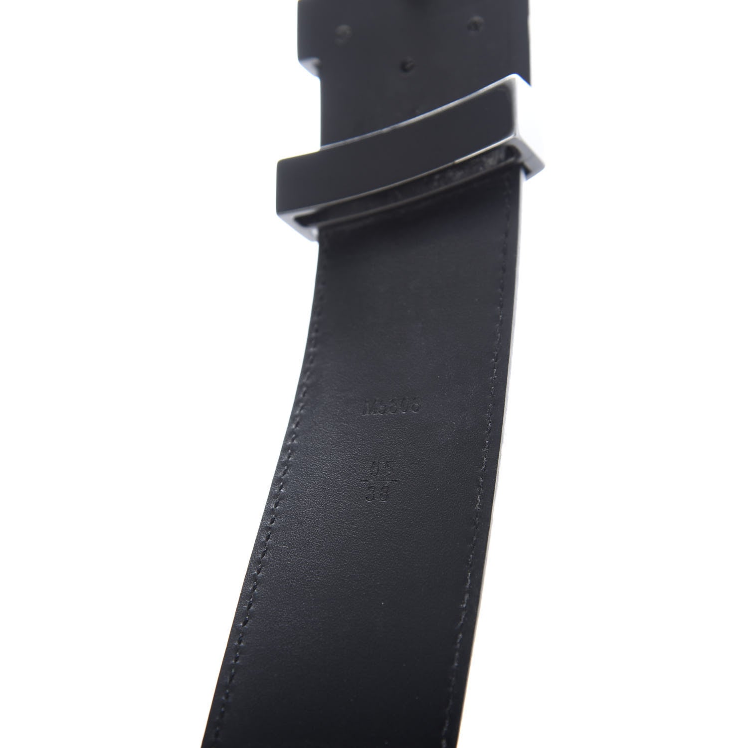 Louis Vuitton Damier Graphite 40mm LV Initiales Belt 95 38 3 of 6