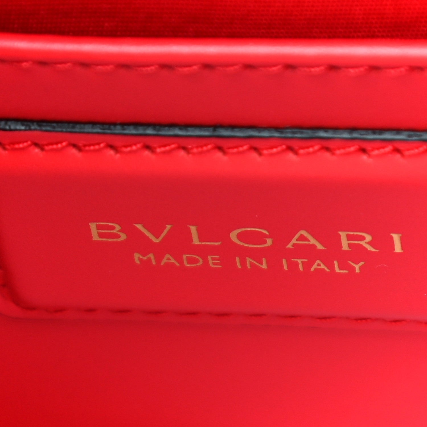 Bulgari Calfskin Serpenti Forever Top Handle Red Milky Opal 6 of 9
