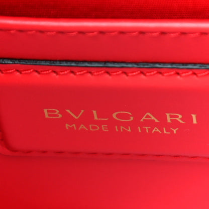 Bulgari Calfskin Serpenti Forever Top Handle Red Milky Opal 6 of 9