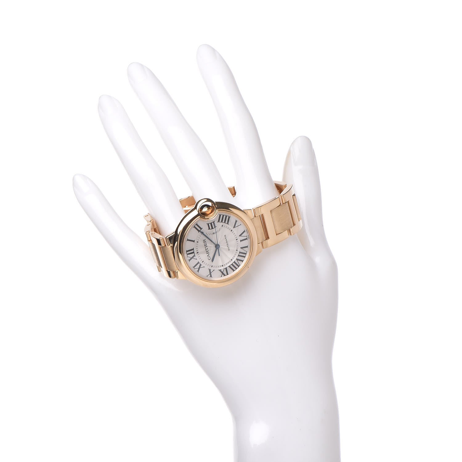 Cartier 18K Yellow Gold 36mm Ballon Bleu De Automatic Watch 2 of 7