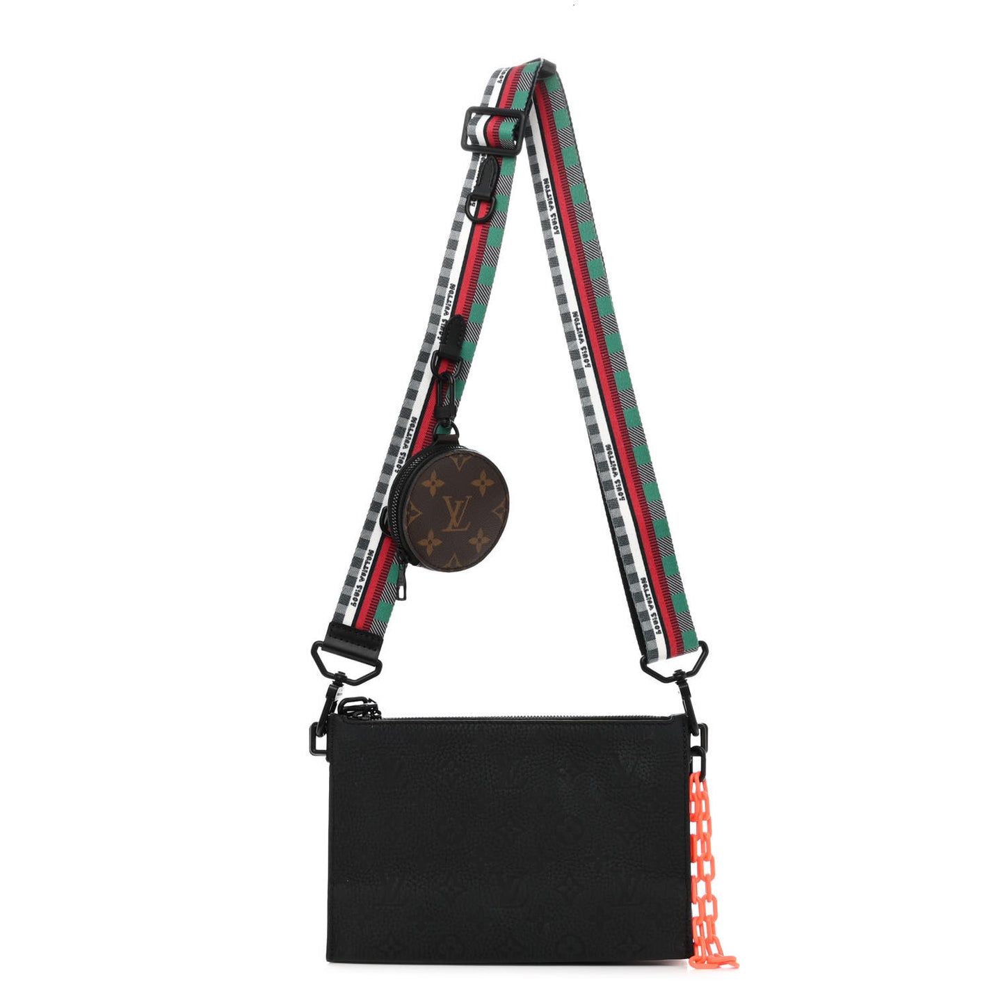 Taurillon Monogram Trio Messenger Black Multicolor