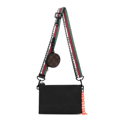 Louis Vuitton Taurillon Monogram Trio Messenger Black Multicolor 1 of 11
