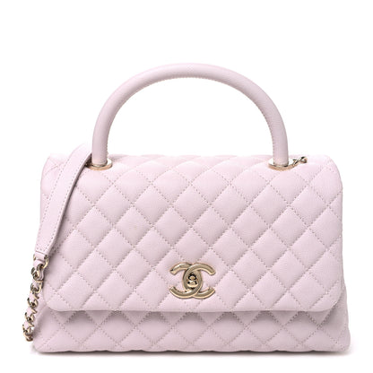 Chanel Caviar Quilted Small Coco Handle Flap Lilas Lilac 1 of 11