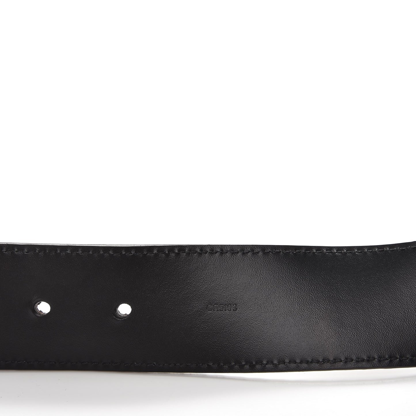 Suede Calfskin Mini Damier 40mm LV Initiales Belt 110 44 Moka