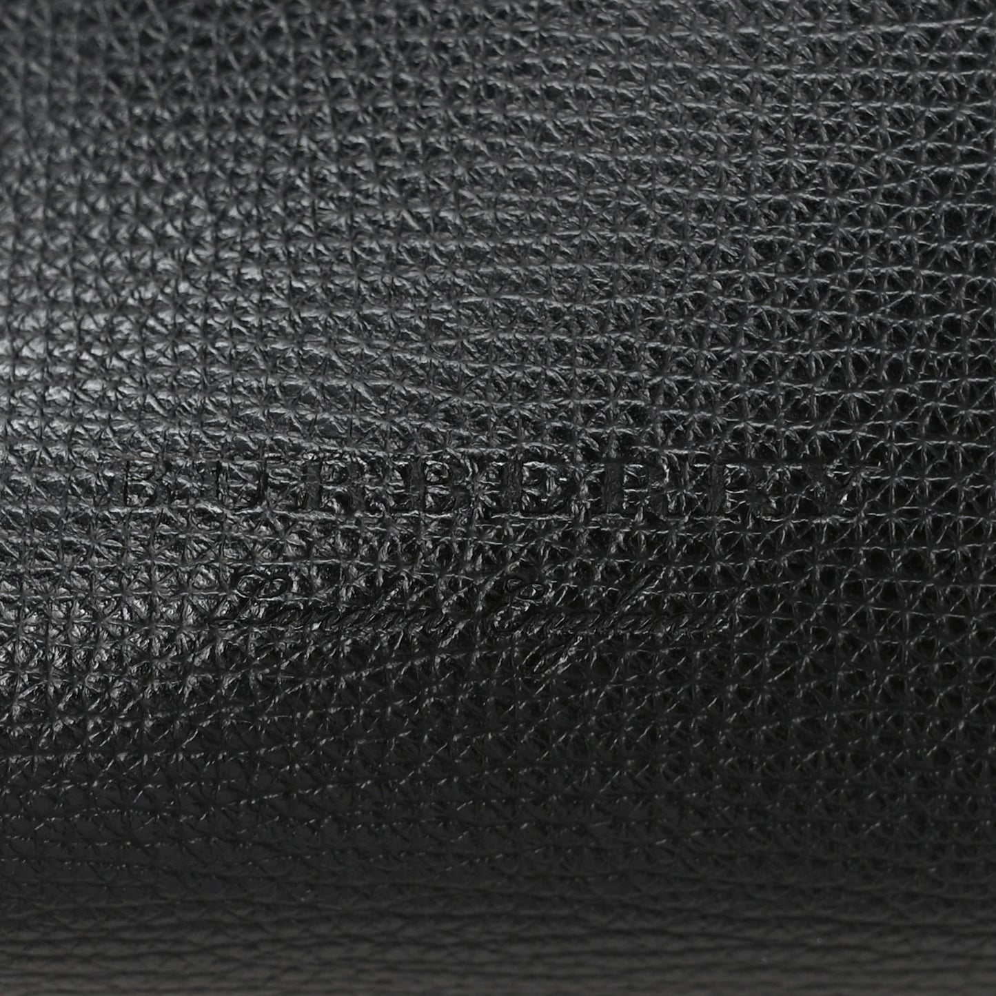 Grainy Calfskin Haymarket Check Medium Reversible Tote Black