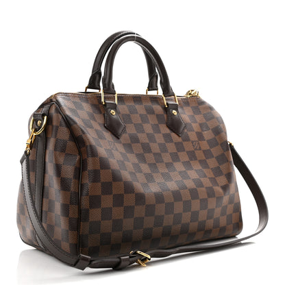 Louis Vuitton Damier Ebene Speedy Bandouliere 30 3 of 9