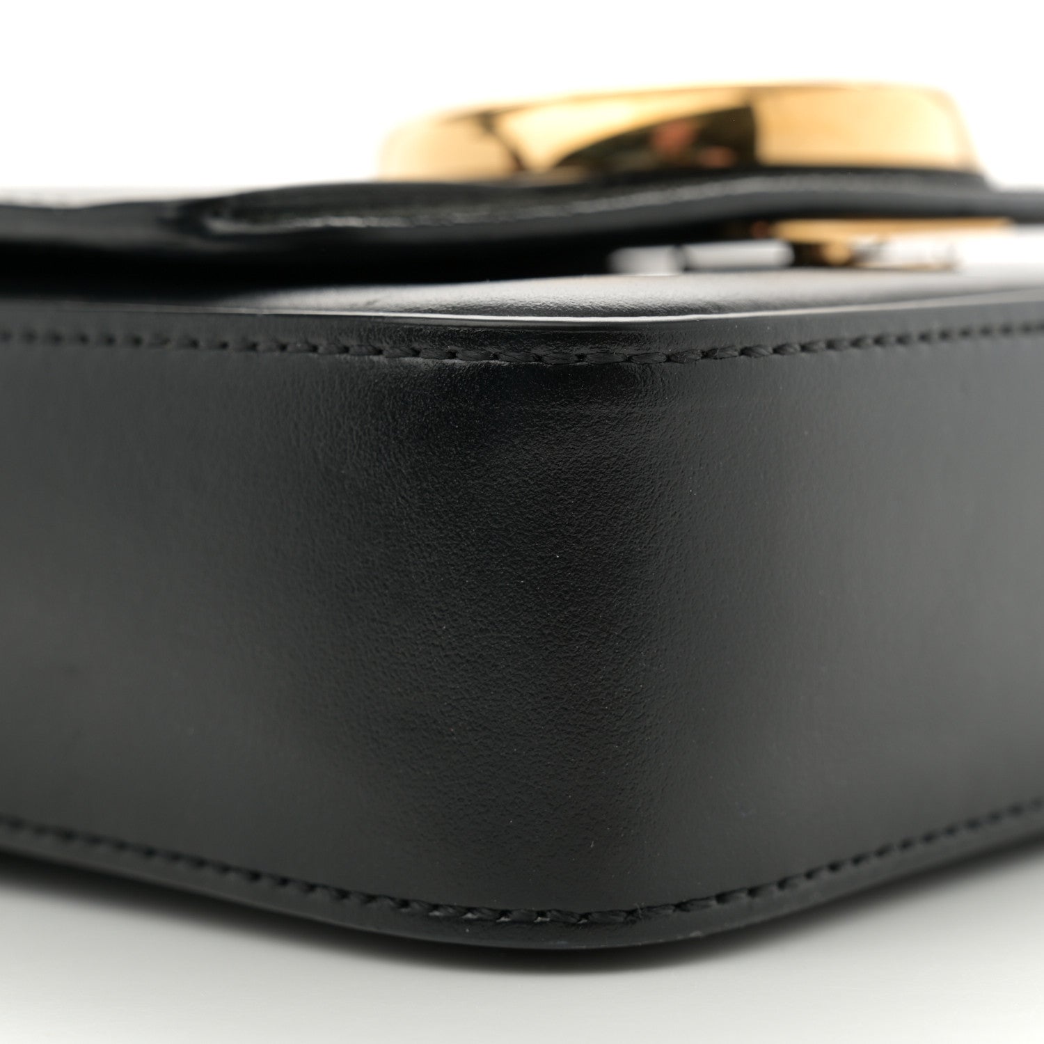 Chloe Shiny Calfskin Suede Mini C Double Carry Black 9 of 11