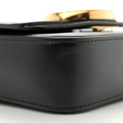 Chloe Shiny Calfskin Suede Mini C Double Carry Black 9 of 11