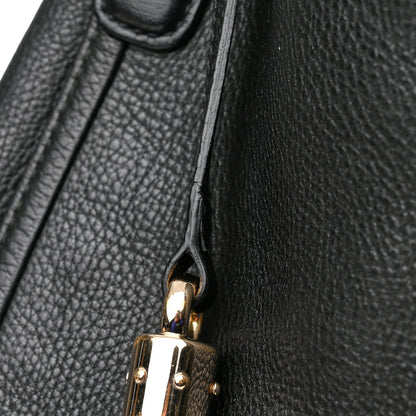 Gucci Pebbled Calfskin Large Soho Shoulder Bag Black 12 of 14
