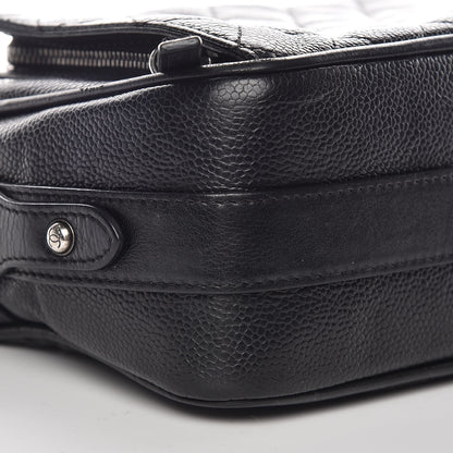 Chanel Caviar Quilted Medium Business Trip Camera Bag Black 9 of 10