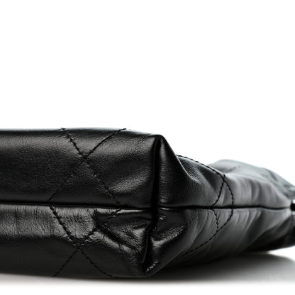 Chanel Shiny Calfskin Quilted Mini Chanel 22 Black 10 of 10
