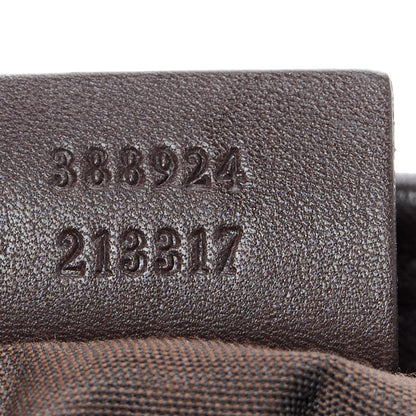Gucci GG Plus Monogram Medium Flat Messenger Bag Dark Brown 8 of 13