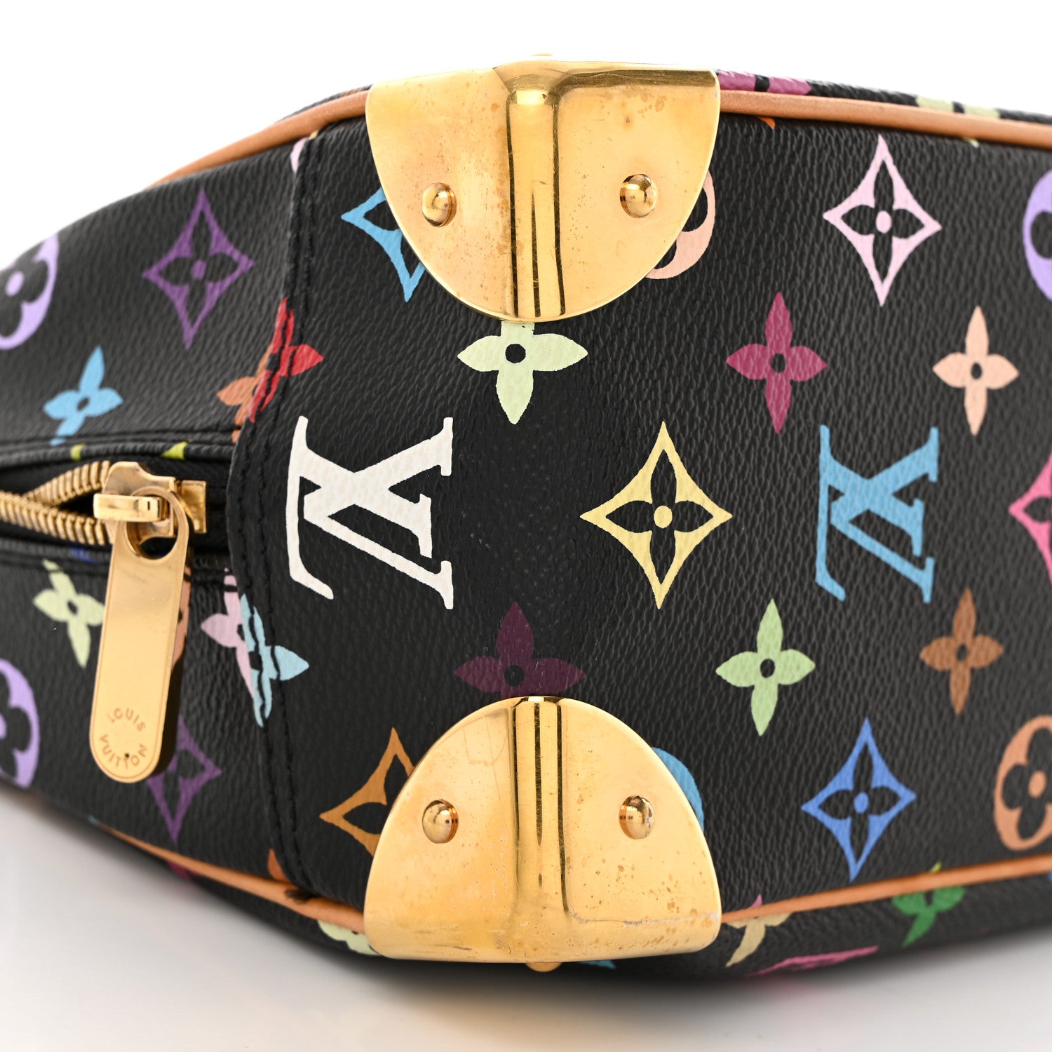 Louis Vuitton Monogram Multicolor Trouville Black 9 of 10