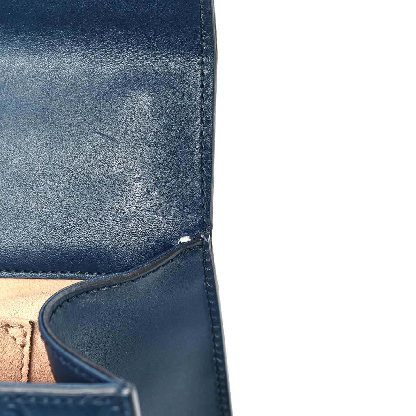 Guccissima Small Padlock Shoulder Bag Blue Agata