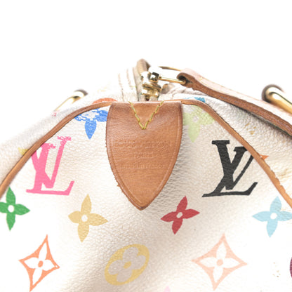 Louis Vuitton Monogram Multicolor Speedy 30 White 6 of 20