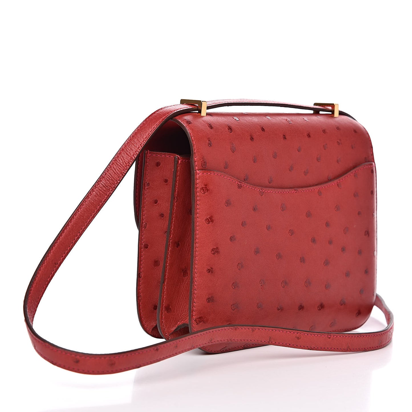 Ostrich Constance 18 Rouge Vif