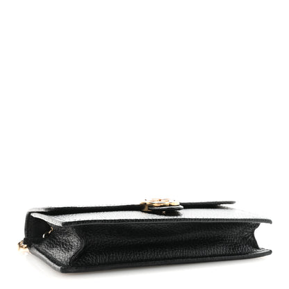 Gucci Dollar Calfskin Interlocking G Chain Wallet Black 4 of 9