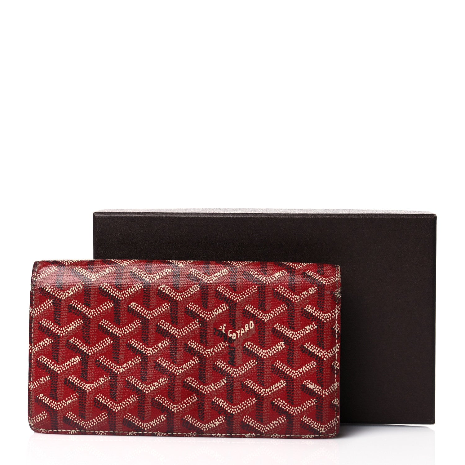 Goyard Goyardine Long Bi-Fold Wallet Red 18 of 18