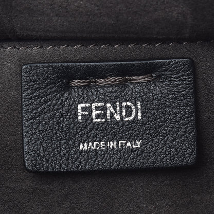 Fendi Vitello Baltico Kore Petite 3jours Tote Carbone Bordeaux 8 of 11