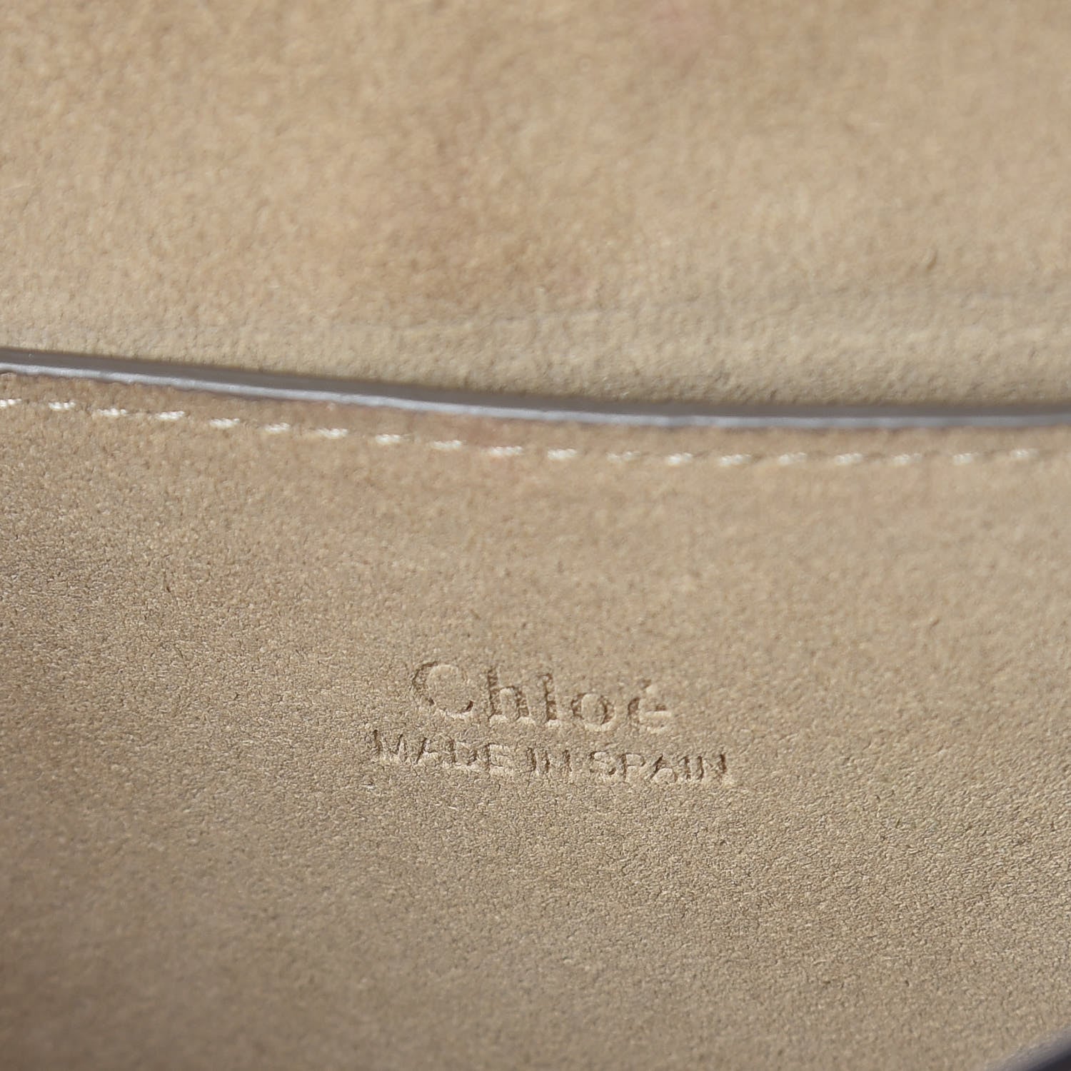 Chloe Suede Calfskin Small Faye Shoulder Bag Motty Grey 6 of 11