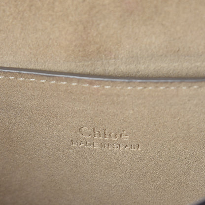Chloe Suede Calfskin Small Faye Shoulder Bag Motty Grey 6 of 11