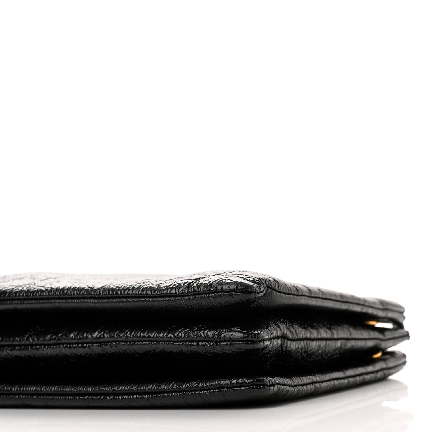 Celine Shiny Goatskin Large Trio Crossbody Bag Black 11 of 12