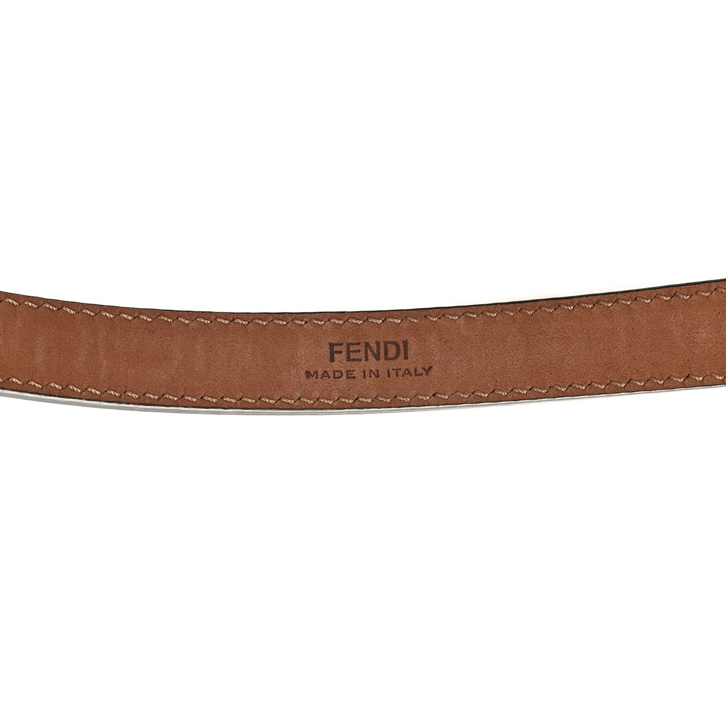 Vitello King Baguette Double Wrap Belt 95 38 White