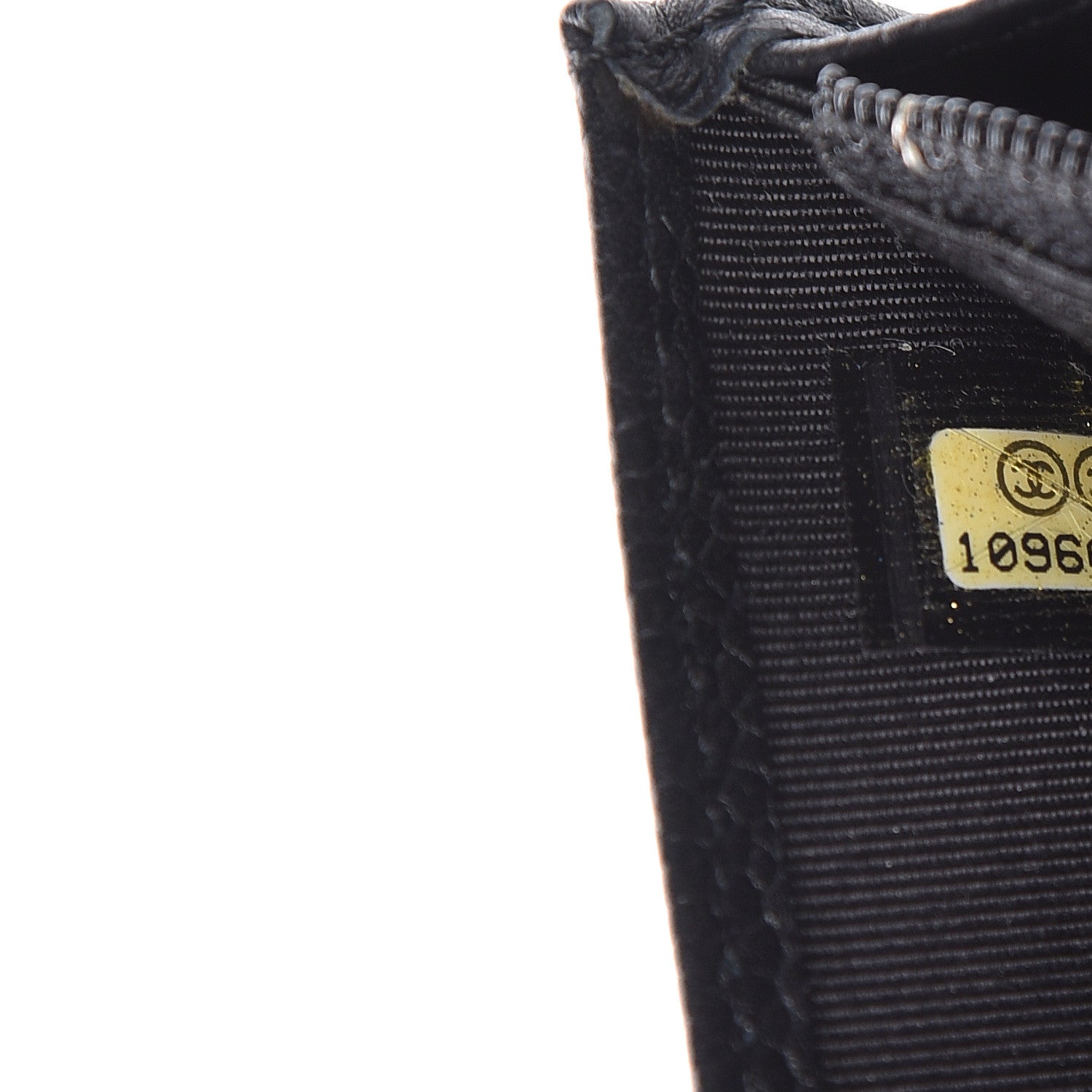 Chanel Caviar Quilted Yen Wallet Black 8 of 11