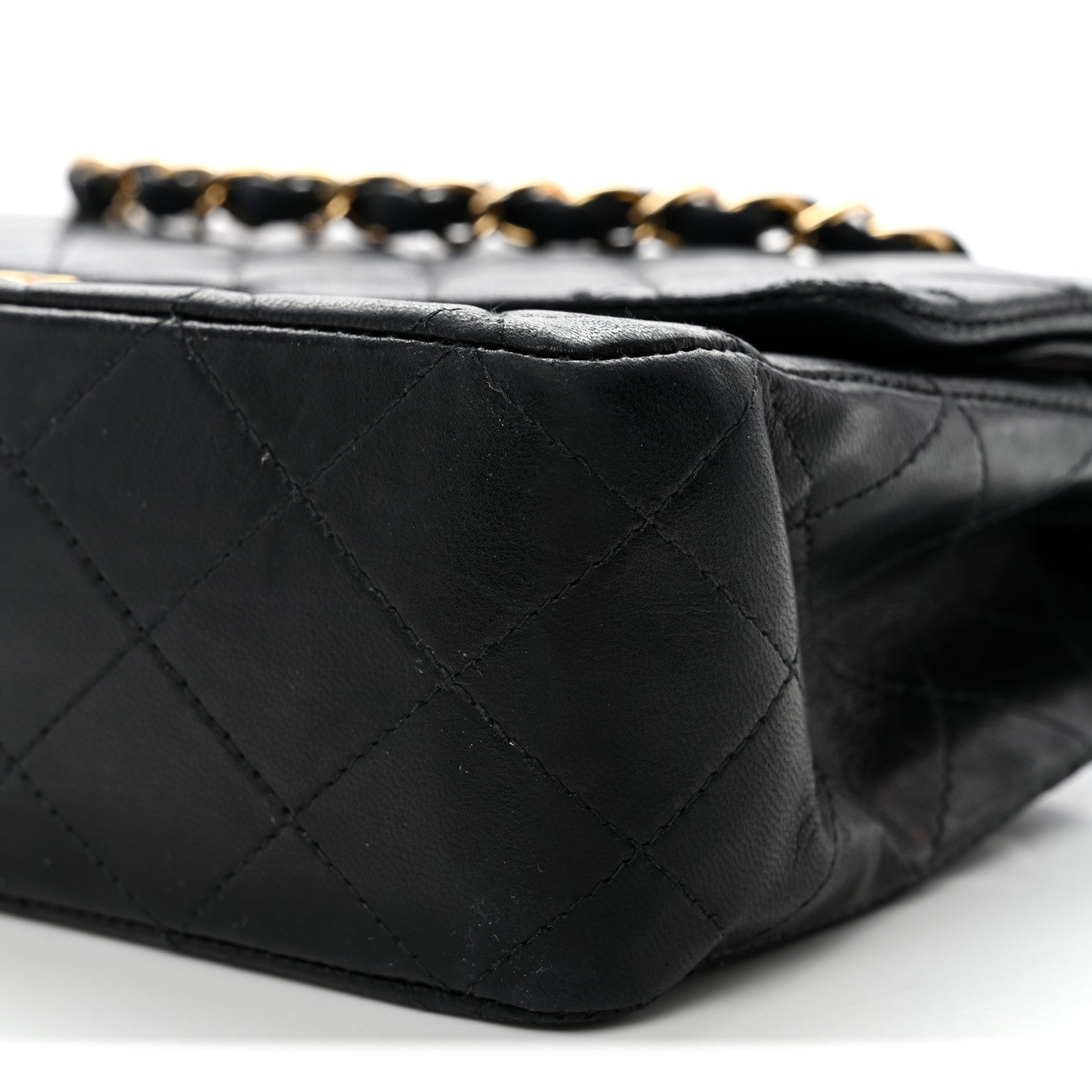 Chanel Lambskin Quilted Small Double Flap Black 10 of 15