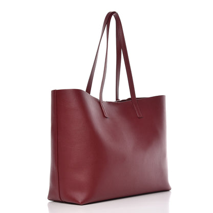 Saint Laurent Calfskin Large Shopping Tote Deep Carmin 4 of 16