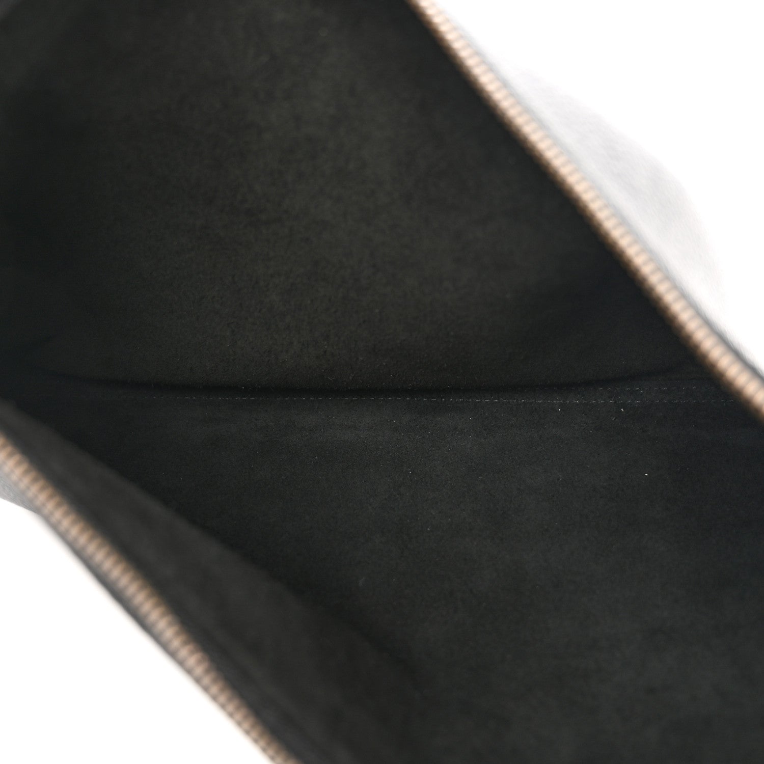 Gucci Pebbled Calfskin Large Logo Portfolio Clutch Black 5 of 7