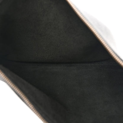 Gucci Pebbled Calfskin Large Logo Portfolio Clutch Black 5 of 7