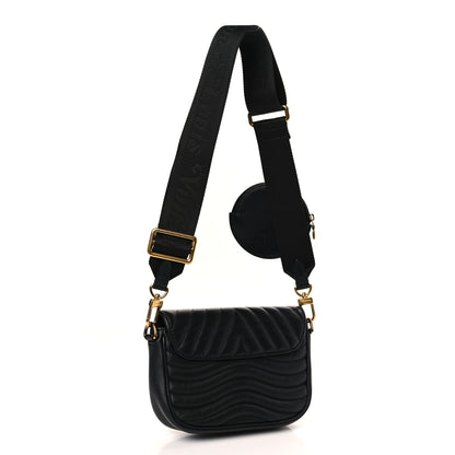 Louis Vuitton Calfskin New Wave Multi Pochette Black 2 of 8