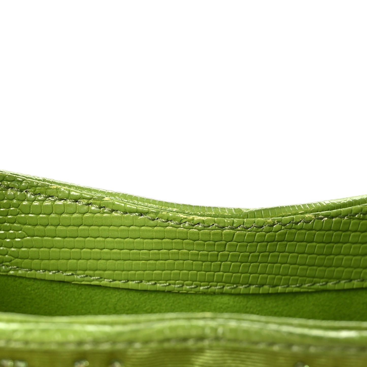 Canvas Lizard Crystal GG Monogram Mini Jackie 1961 Green