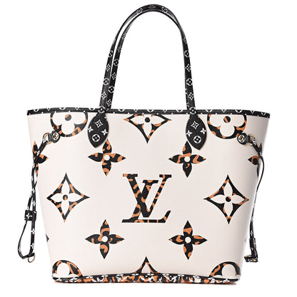 Louis Vuitton Monogram Giant Jungle Neverfull MM Ivory 3 of 10
