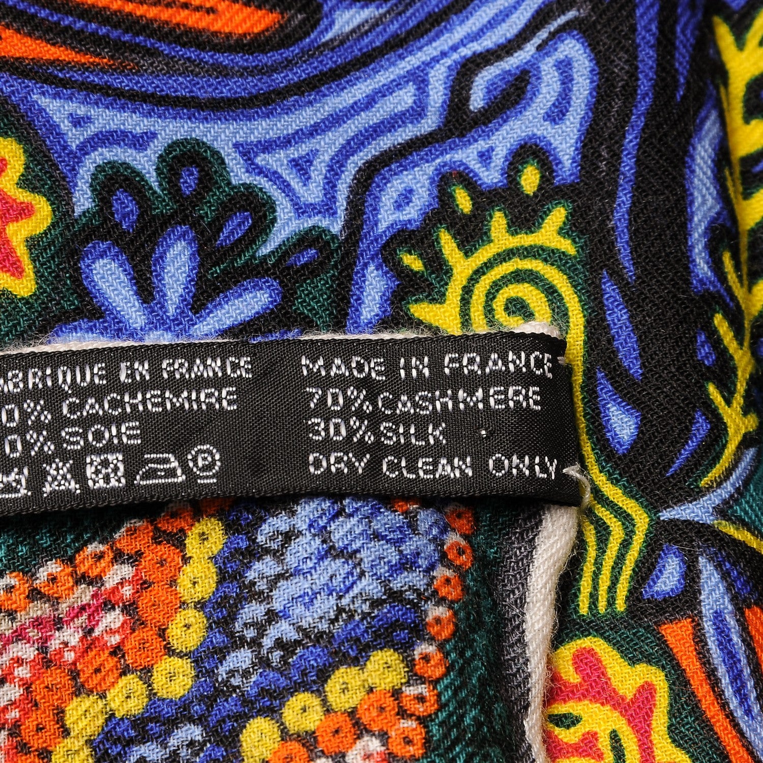 Hermes Cashmere Silk L'Arbre Du Vent Shawl 140 8 of 10