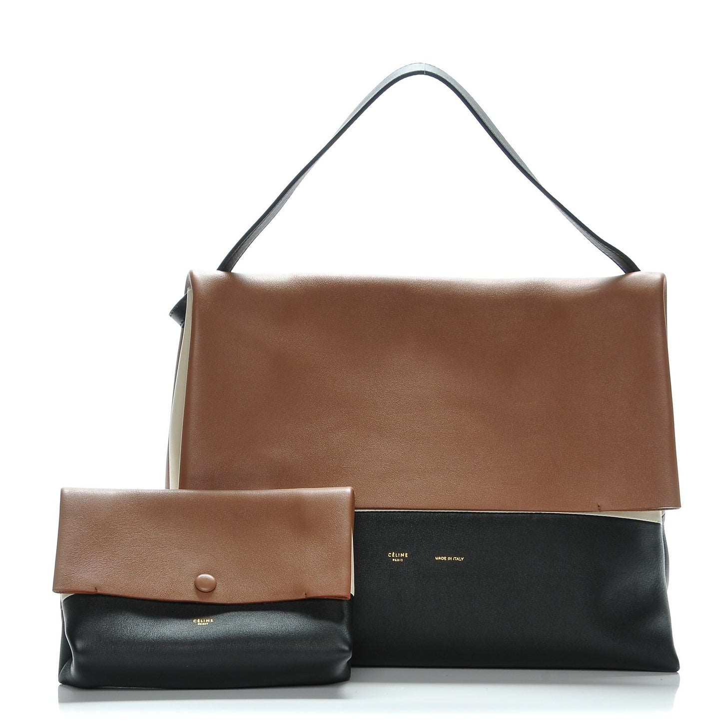 Calfskin All Soft Shoulder Bag Tan