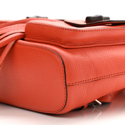 Gucci Cellarius Calfskin Medium Bamboo Backpack New Dark Orange 10 of 10